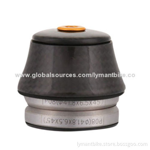 Bicycle Headset, Made of Carbon Fiber Cover, Integrated, Thread-less, for MTB and Road Bikes